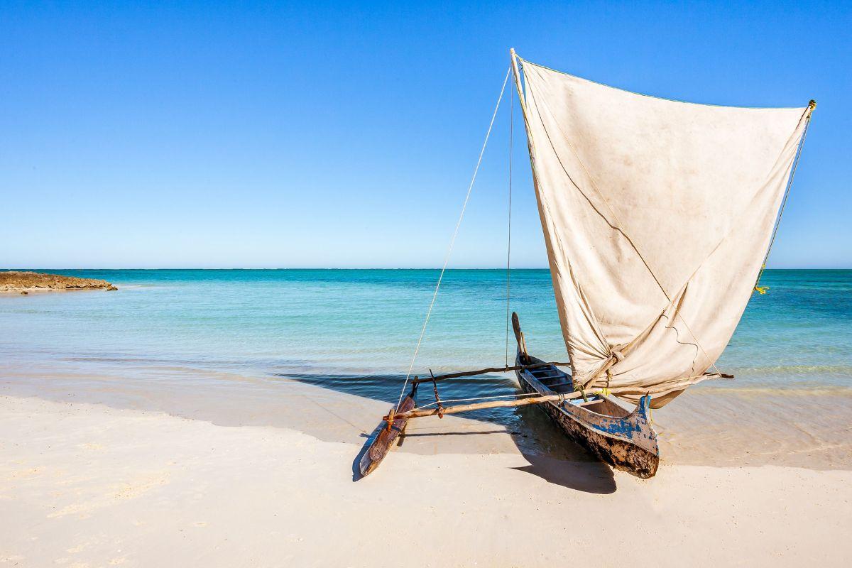 Madagascar river boat