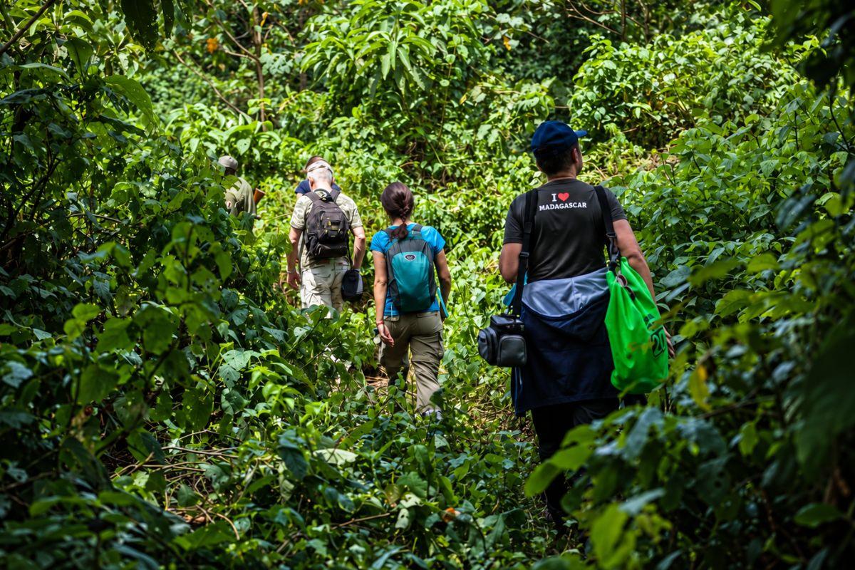 hiking in Madagascar